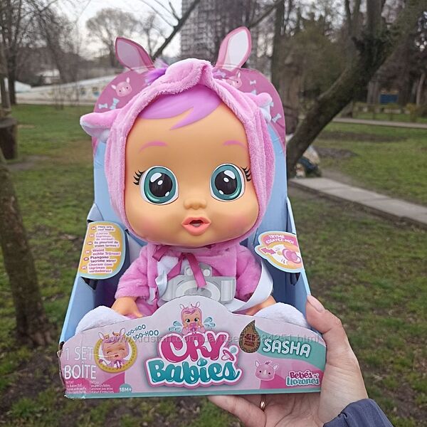 Інтерактивна Лялька плакса Cry Babies Sasha Rhino Baby Doll