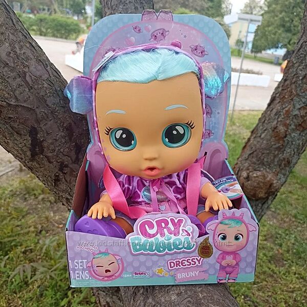 Інтерактивна лялька Плакса Cry Babies Dressy Fantasy Bruny Бруні   