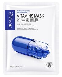 Тканевая витаминная маска Bioaqua Vitamins Hydration Moisturize Mask 30г