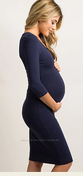 Трикотажное платье миди для беременных вискоза dorothy perkins maternity
