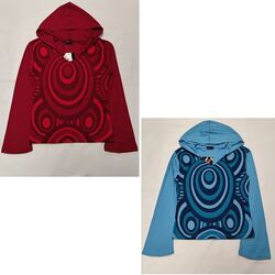 Лонгслив с капюшоном рукав клеш реглан футболка с длинным рукавом gringo