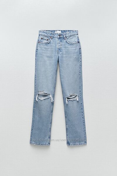 Zara джинси з розрізами 