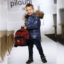 Зимняя куртка Pilguni с капюшоном для мальчика на 11 лет