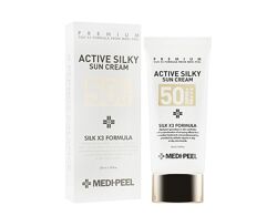 Люксовый солнцезащитный крем крем medi-peel active silky sun cream