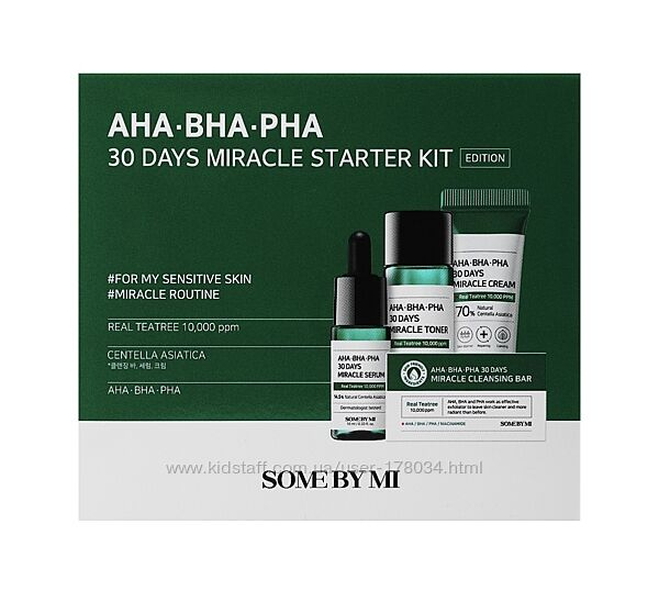 Набор для проблемной кожи some by mi aha-bha-pha 30 days miracle starter ed