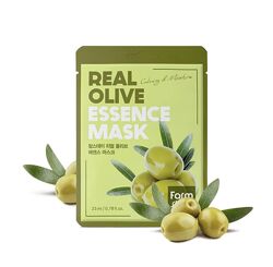 Тканевая маска с оливой FarmStay Real Olive Essence Mask 23 мл