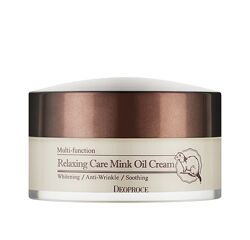 Крем расслабляющий с жиром норки Deoproce Relaxing Care Mink Oil Cream 