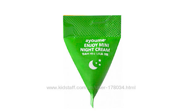 Ночной антивозрастной крем для лица Ayoume Enjjoy Mini Night Cream, 3 мл