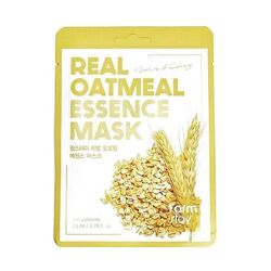 Тканевая маска для лица FarmStay Real Oatmeal Essence Mask с овсом