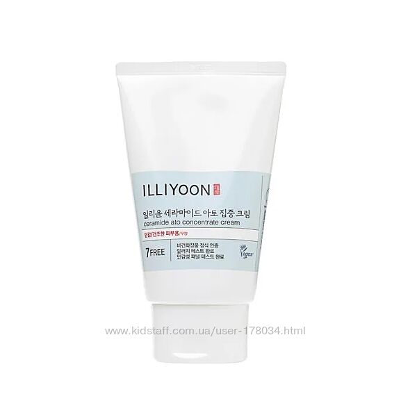 Защитный крем для сухой и атопической кожи с керамидами Illiyoon Ceramide 