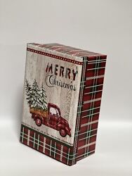 Коробка подарочная 18x12x7 см Рождество