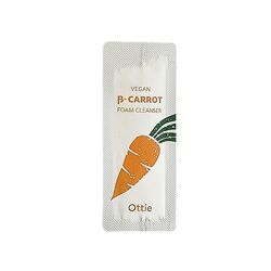 Мягкая очищающая пенка для умывания Ottie Vegan Beta-Carrot Foam Cleanser