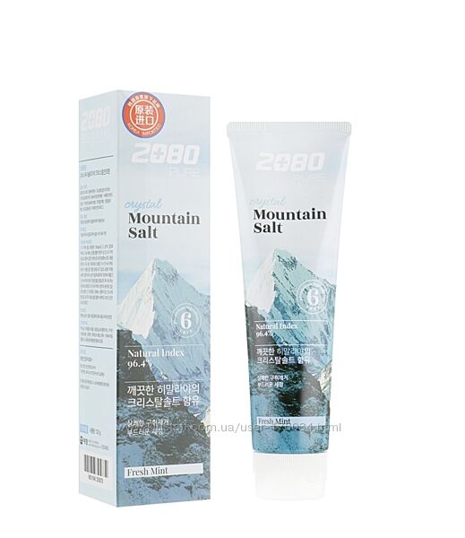 Зубная паста c гималайской солью Aekyung 2080 Pure Crystal Mountain Salt 