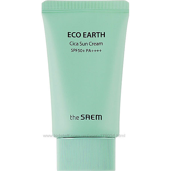 Солнцезащитный крем The Saem Eco Earth Cica Sun Cream