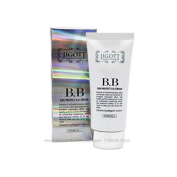 Солнцезащитный bb-крем jigott sun protect bb cream spf41 pa