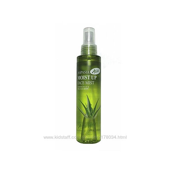 Укрепляющий тонер-мист с экстрактом алоэ Aspasia Moist up Face mist aloe