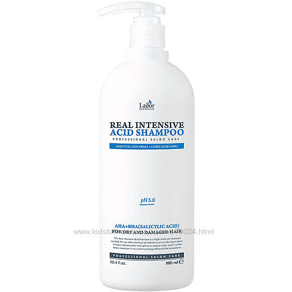 Шампунь для поврежденных волос Lador Real Intensive Acid Shampoo 900 мл