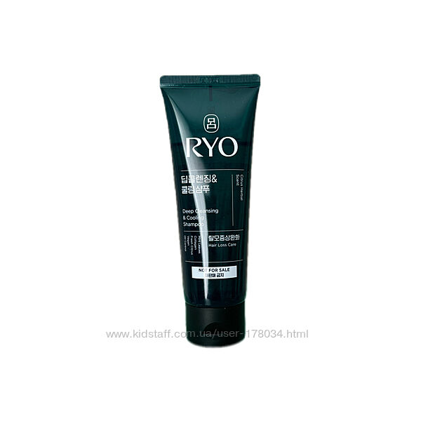 Лечебный шампунь для жирной кожи головы Ryo Scalp Deep Cleansing Shampoо