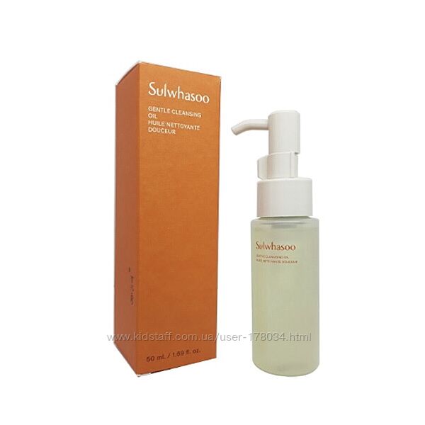 Гидрофильное масло с маслом камелии  Sulwhasoo Gentle Cleansing Oil, 50 мл