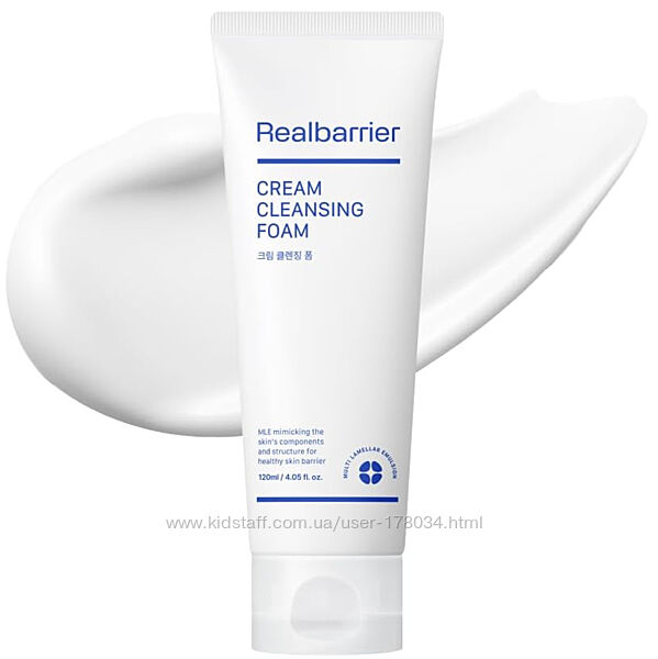 Кремовая очищающая пенка Real Barrier Cream Cleansing Foam 120 мл