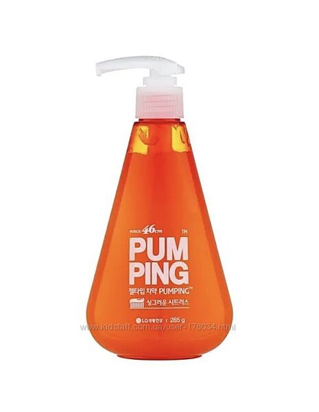 Зубная паста Цитрус LG Household Health Care perioe pumping citrus 285 гр