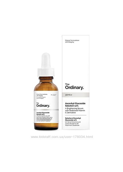 Осветляющая сыворотка с витамином CThe Ordinary Ascorbyl Glucoside Soluti