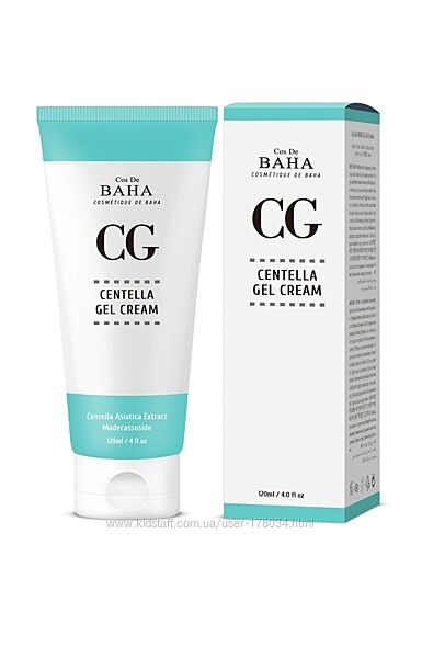 Восстанавливающий гель-крем с центеллой CG Centella Gel Cream Cos De BAHA, 