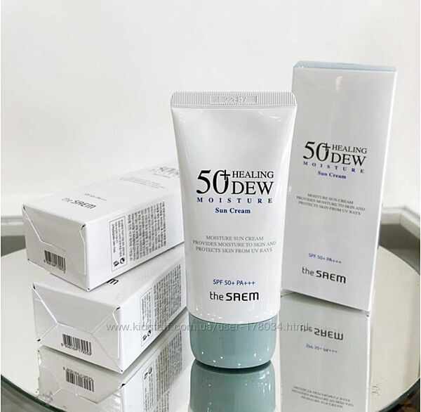Солнцезащитный крем The Saem Healing Moisture Sun Cream SPF 50 PA 50мл