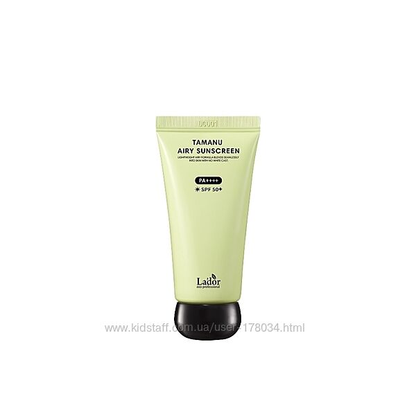 Легкий солнцезащитный крем Lador Tamanu Airy Sunscreen SPF 50 PA 
