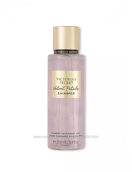 Парфюмерный спрей мист для тела Velvet Petals Shimmer Victoria´s Secret
