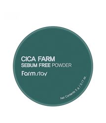 Рассыпчатая пудра с цинтелой FARMSTAY CICA FARM SEBUM FREE POWDER 5 г