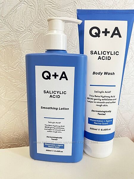 Набор Лосьон и гель для тела с салициловой QA Salicylic Acid