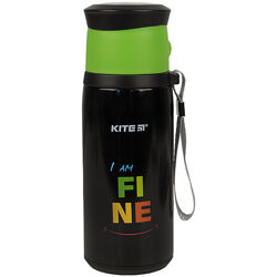 Термос Kite Fine K21-305-01, 350 мл, черный