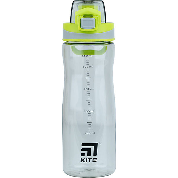 Бутылочка для воды Kite 395 K21-395-03, 650 мл, серо-зеленая