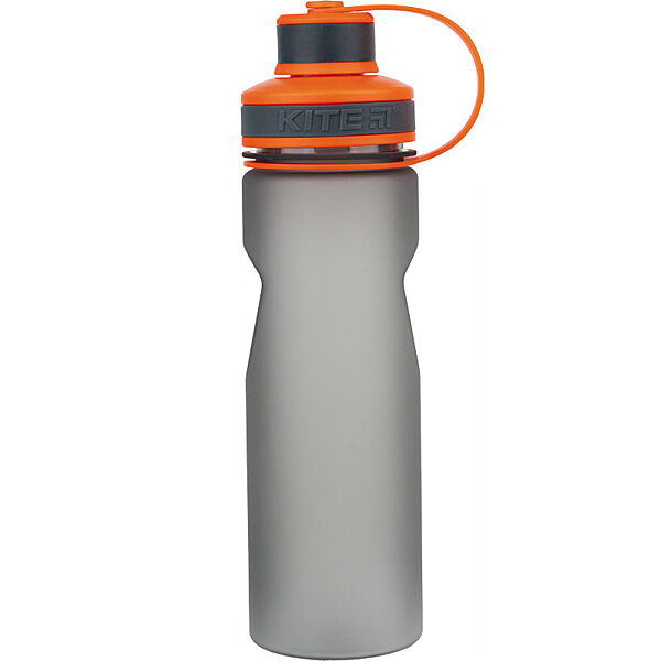 Бутылочка для воды Kite 398 K21-398-01, 700 мл, серо-оранжевая