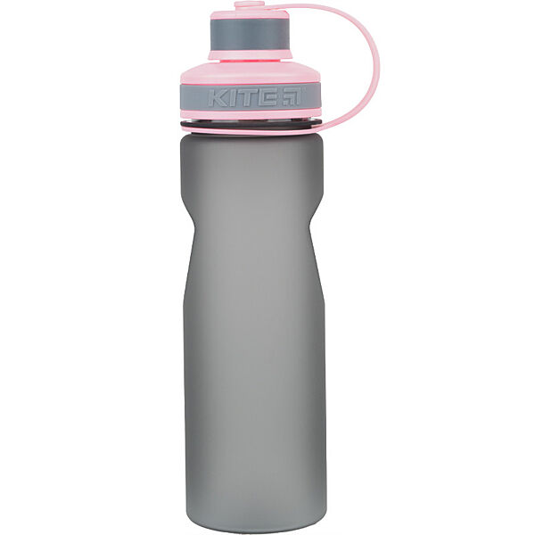 Бутылочка для воды Kite 398 K21-398-03, 700 мл, серо-розовая