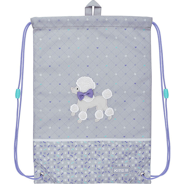 Сумка для обуви Kite Education Cute Dog K22-600M-1  90 г  46x33 см  серый