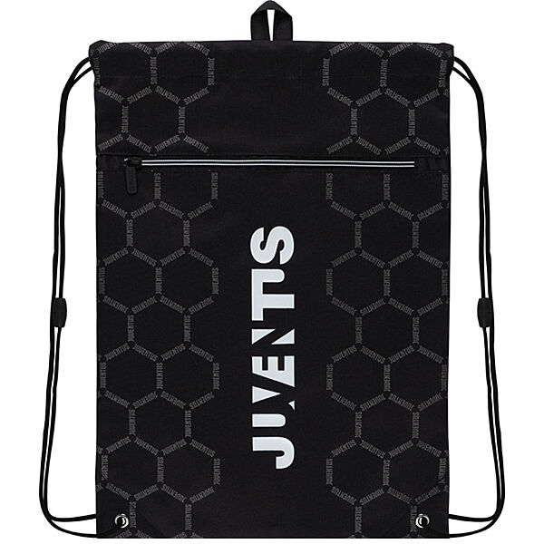 Сумка для обуви с карманом Kite Education FC Juventus JV22-601M  112 г  46x33 см  черный