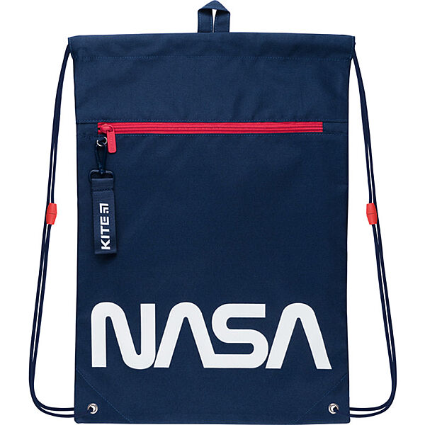 Сумка для обуви с карманом Kite Education NASA NS22-601M-2  112 г  46x33 см  синий