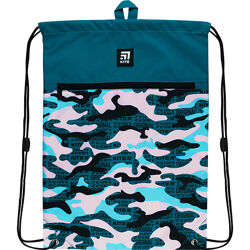 Сумка для обуви с карманом Kite Education K22-601L-3  128 г  49x36 см  принт