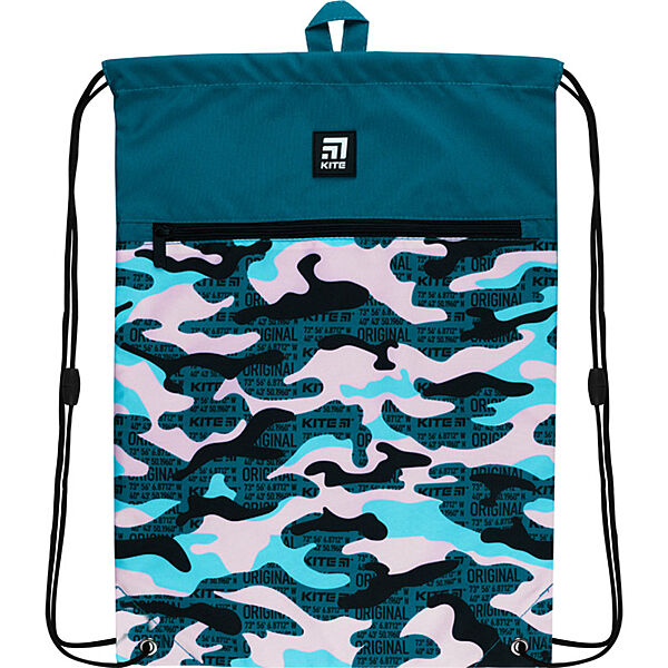 Сумка для обуви с карманом Kite Education K22-601L-3  128 г  49x36 см  принт