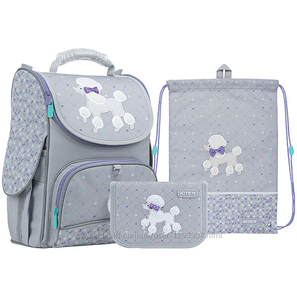 Школьный набор рюкзак  пенал  сумка Kite Cute Dog K22-501S-1