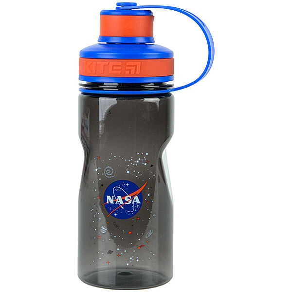 Бутылочка для воды Kite 397 NASA NS22-397, 500 мл, чёрная