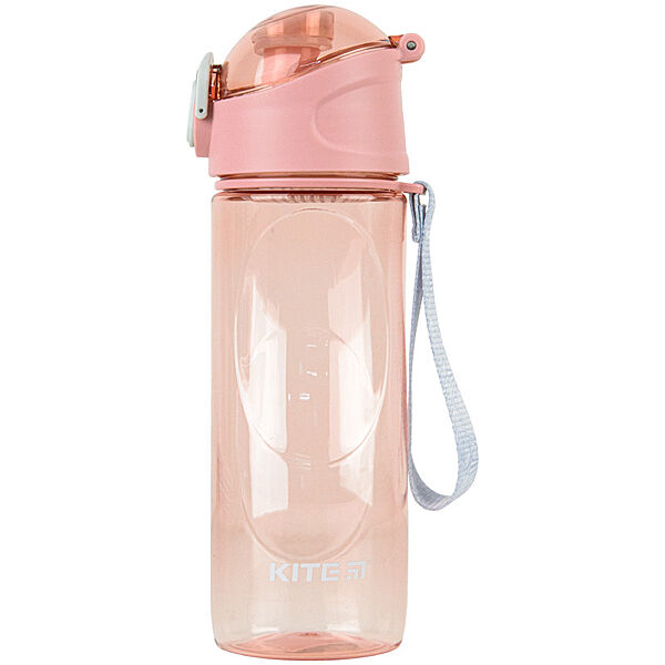 Бутылочка для воды Kite K22-400-01, 530 мл, розовая