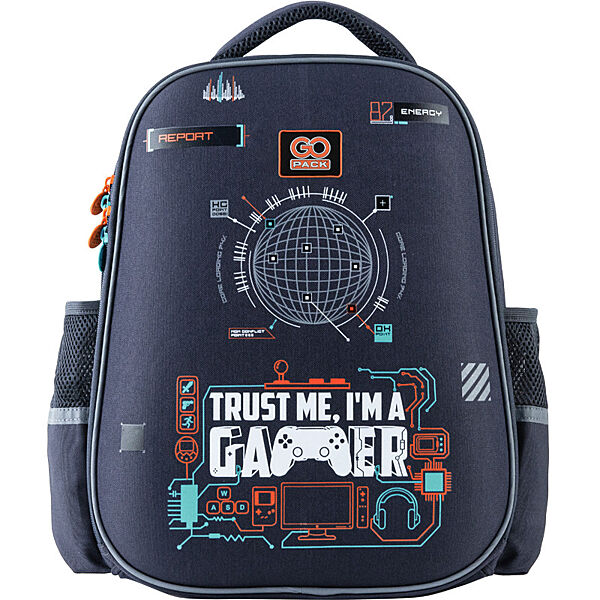 Рюкзак школьный GoPack 165 Gamer GO23-165M-5  38х28х13 см  900 г  15 л