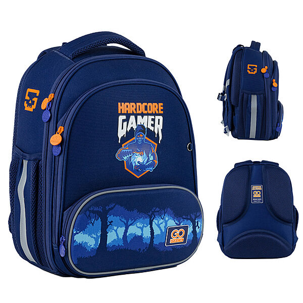 Рюкзак GoPack каркасний Game On GO24-597M-5 38x28x15 синій
