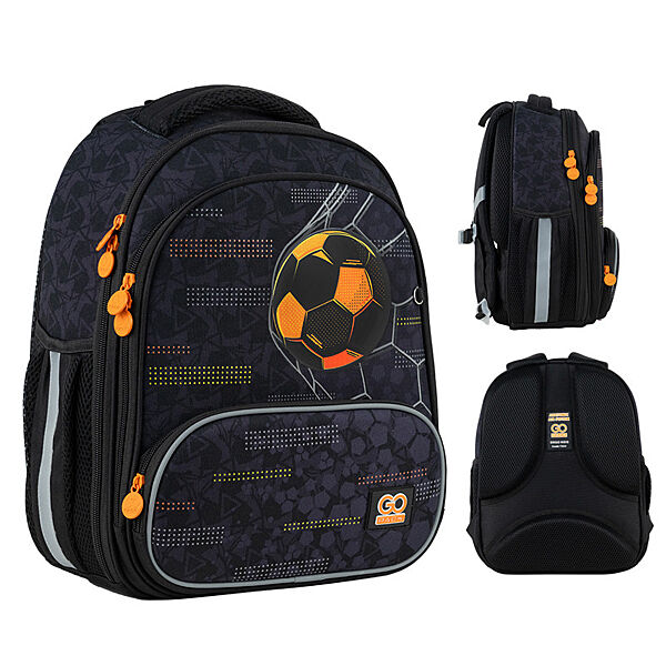 Рюкзак GoPack каркасний Goal Time GO24-597M-8 38x28x15 чорний