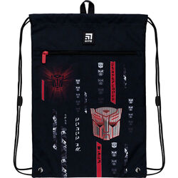 Сумка для обуви с карманом Kite Education Transformers TF22-601M  112 г  46x33 см  черный