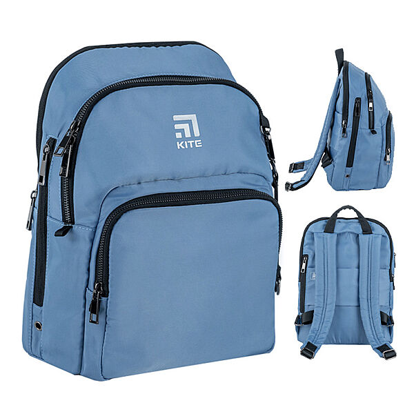 Рюкзак для міста Kite teens K24-2589S-4 31.5x24x12 см блакитний