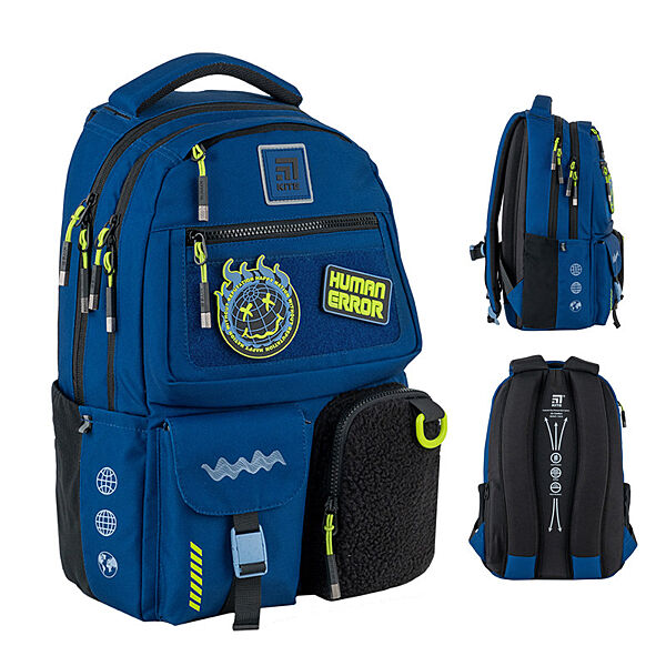 Рюкзак для міста та школи Kite teens K24-2587M-3 42x29x17 см синій
